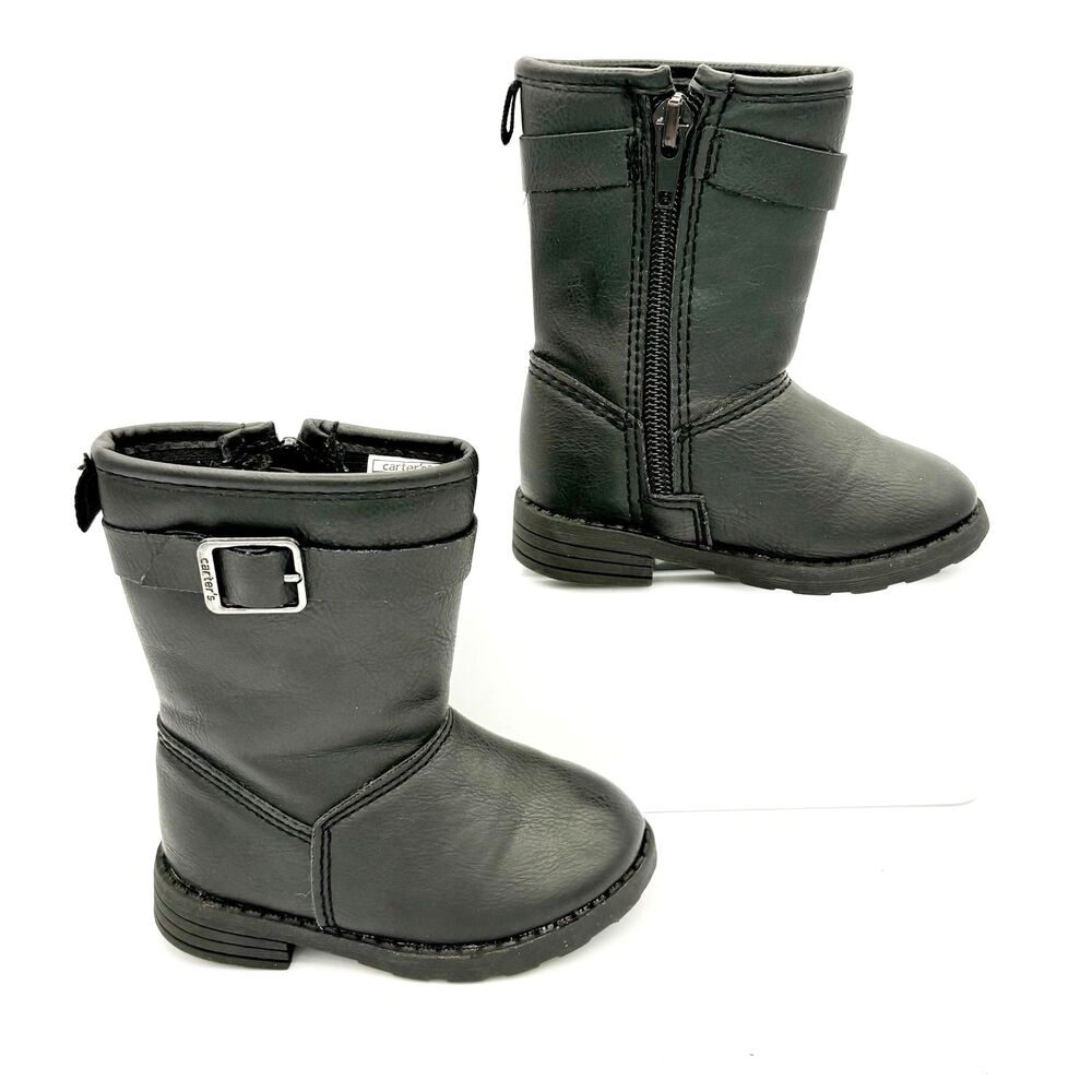 Carter’s Toddler Girl Black Riding Boots size 4M